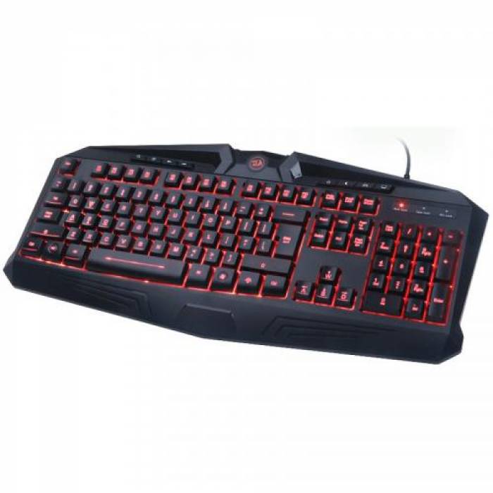 Tastatura Redragon Harpe, RGB LED, USB, Black