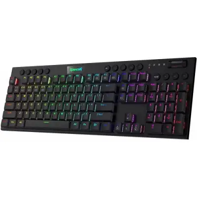 Tastatura Redragon Horus, RGB LED, Wireless/USB, Black