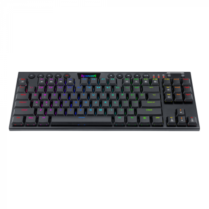 Tastatura Redragon Horus TKL, RGB LED, USB, Black