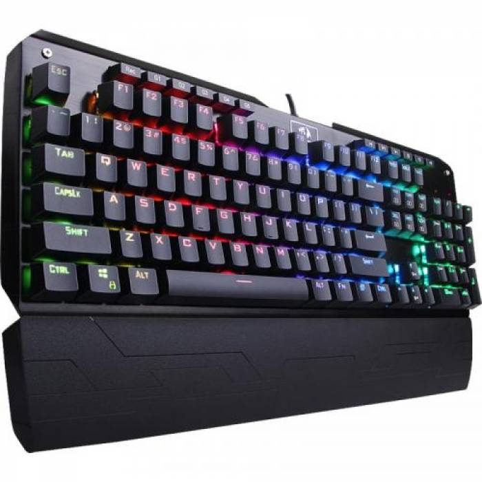 Tastatura Redragon Indrah, RGB LED, USB, Black