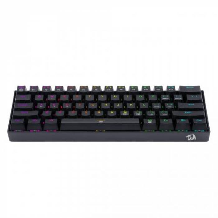 Tastatura Redragon K630RGB-1-BK, RGB LED, USB, Black