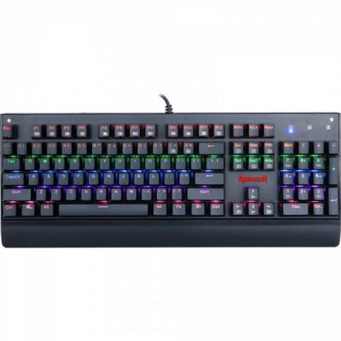 Tastatura Redragon Kala K557, RGB LED, USB, Black