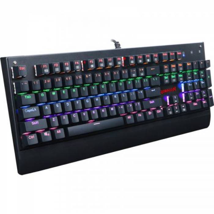 Tastatura Redragon Kala K557, RGB LED, USB, Black