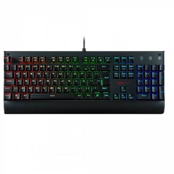 Tastatura Redragon Kala, RGB LED, USB, Black