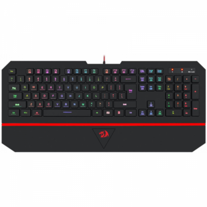 Tastatura Redragon Karura 2, RGB LED, USB, Black