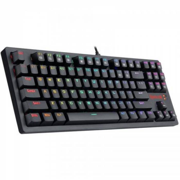 Tastatura Redragon Knight RGB LED, USB, Black