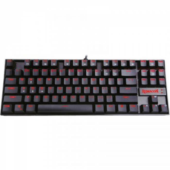 Tastatura Redragon Kumara, RGB LED, USB, Black