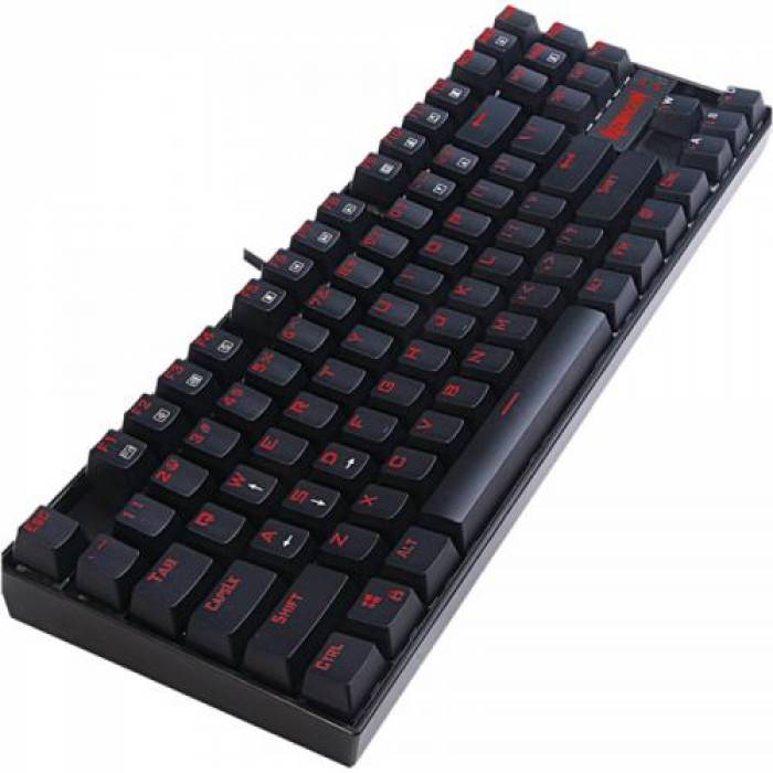 Tastatura Redragon Kumara, RGB LED, USB, Black