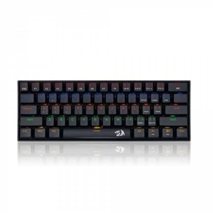 Tastatura Redragon Lakshmi K606R RGB LED, USB, Black