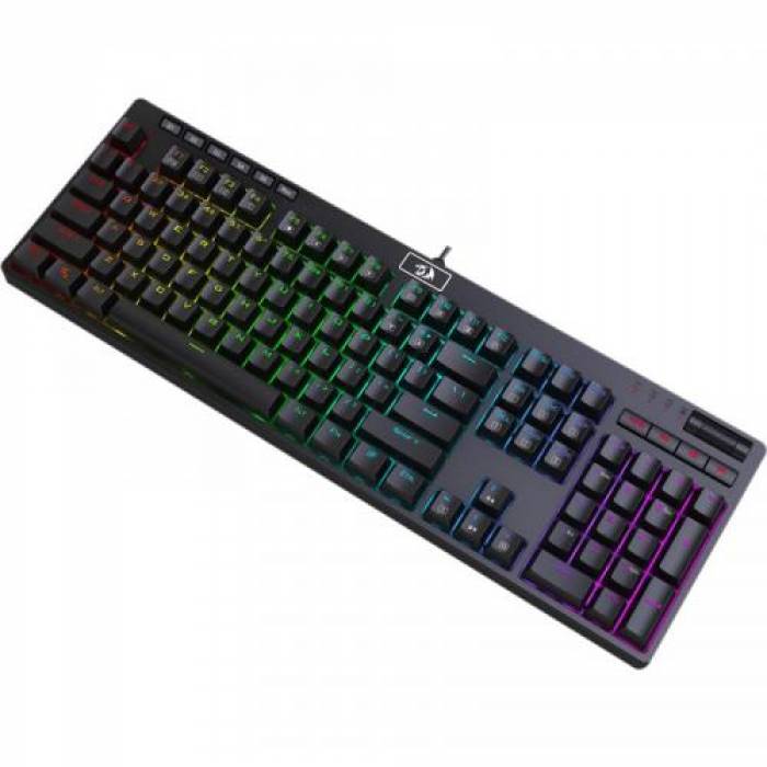 Tastatura Redragon Manyu RGB LED, USB, Black