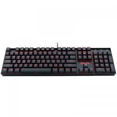 Tastatura Redragon Mitra Red LED, USB, Black