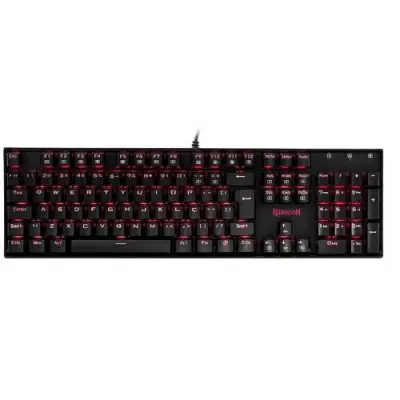 Tastatura Redragon Mitra, Red LED, USB, Black