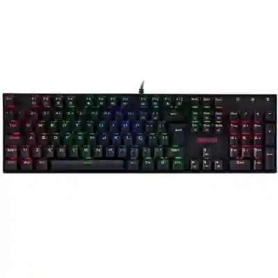 Tastatura Redragon Mitra, RGB LED, USB, Black