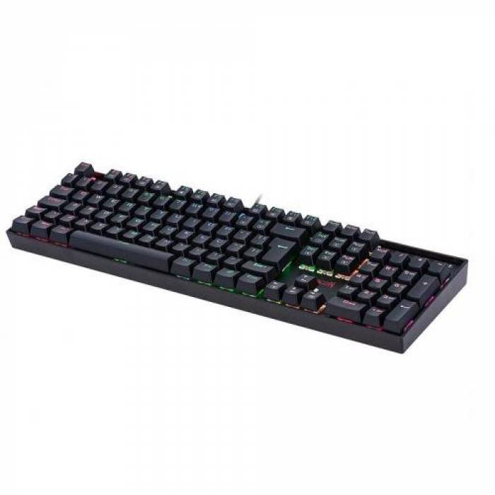 Tastatura Redragon Mitra, RGB LED, USB, Black