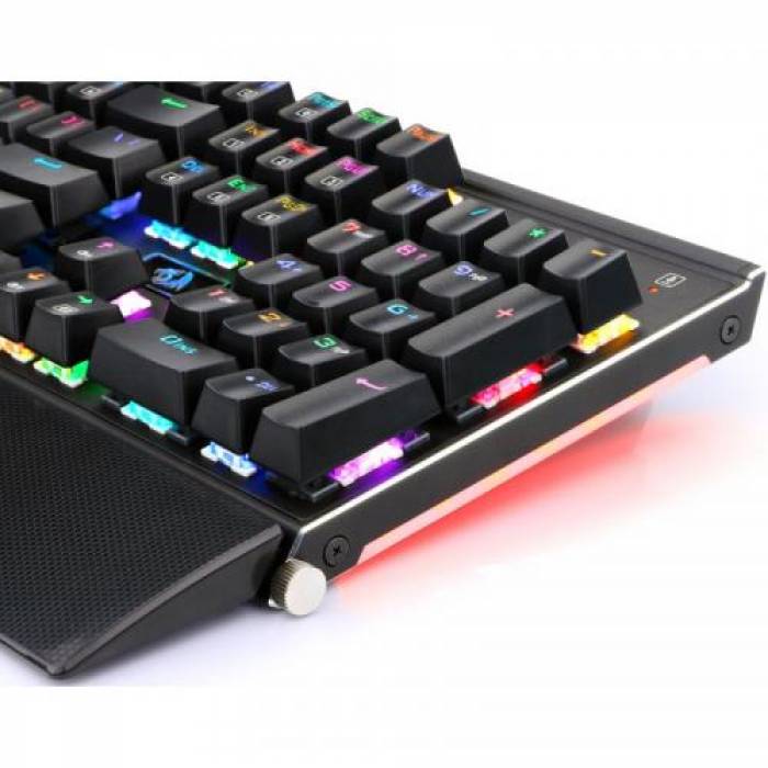 Tastatura Redragon Rahu, RGB LED, USB, Black