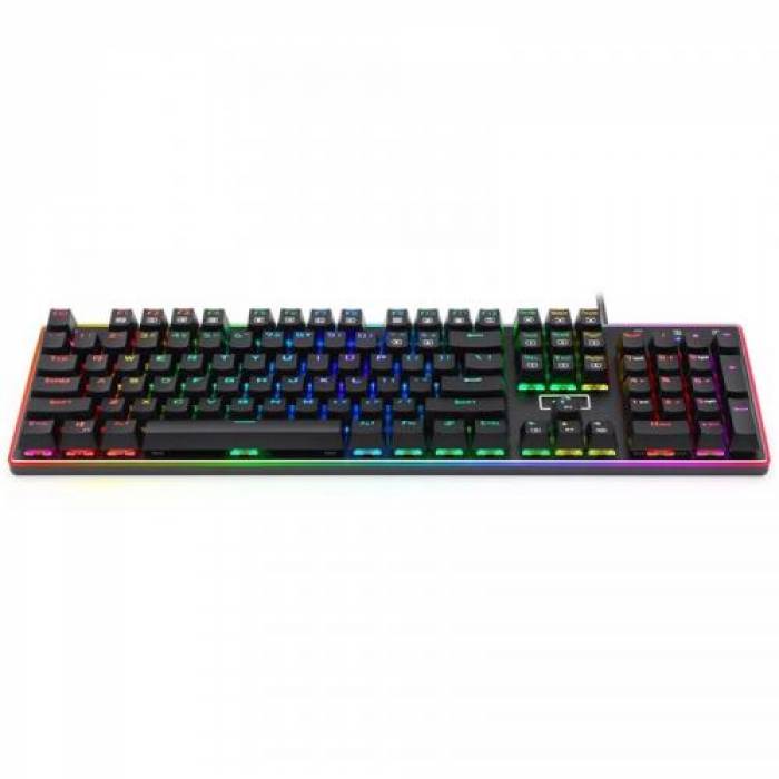 Tastatura Redragon Ratri, RGB LED, USB, Black