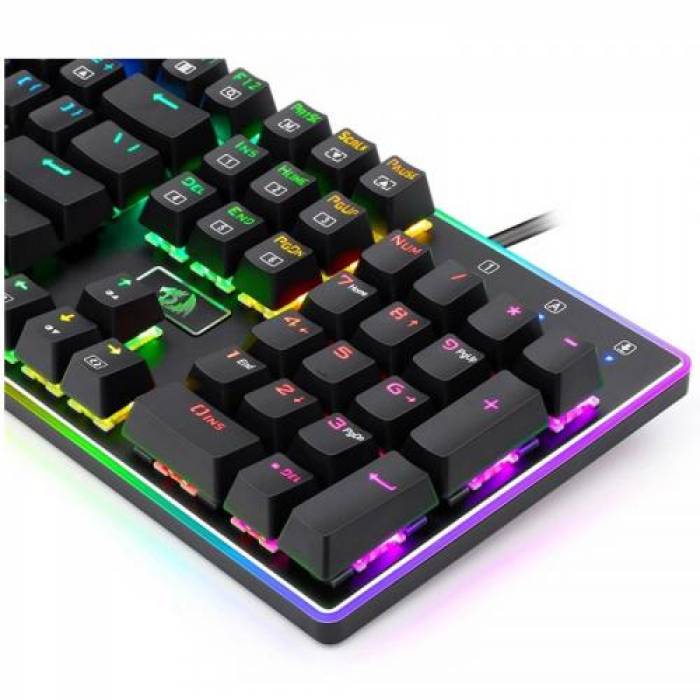 Tastatura Redragon Ratri, RGB LED, USB, Black