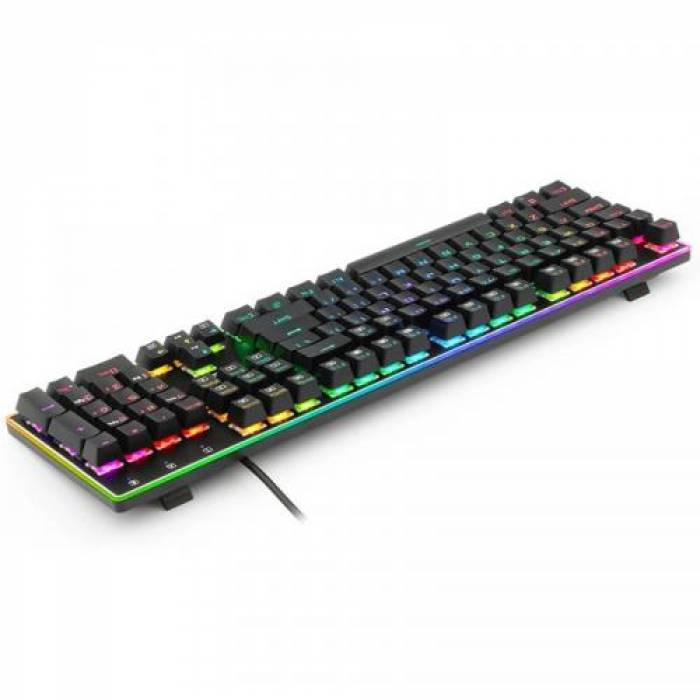 Tastatura Redragon Ratri, RGB LED, USB, Black