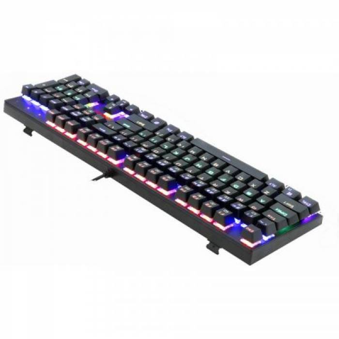 Tastatura Redragon Rudra, RGB LED, USB, Black