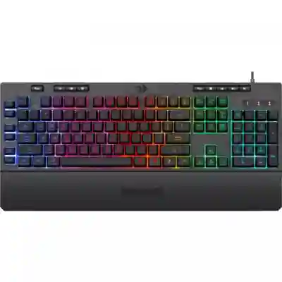 Tastatura Redragon Shiva, RG LED, USB, Black