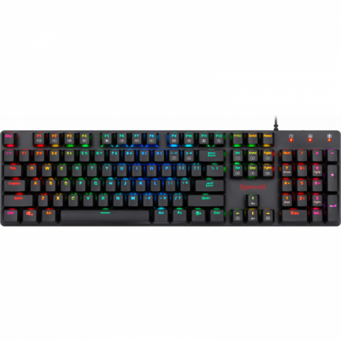 Tastatura Redragon Shrapnel, RGB LED, USB, Black