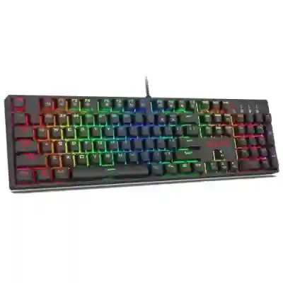 Tastatura Redragon Surara, RGB LED, USB, Black