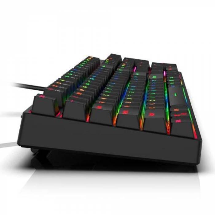 Tastatura Redragon Surara, RGB LED, USB, Black