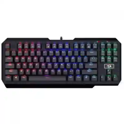 Tastatura Redragon Usas, RGB LED, USB, Black