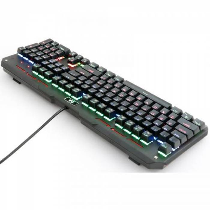 Tastatura Redragon Varuna, RGB LED, USB, Black