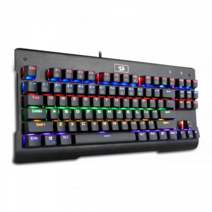 Tastatura Redragon Visnu, RGB LED, USB, Black