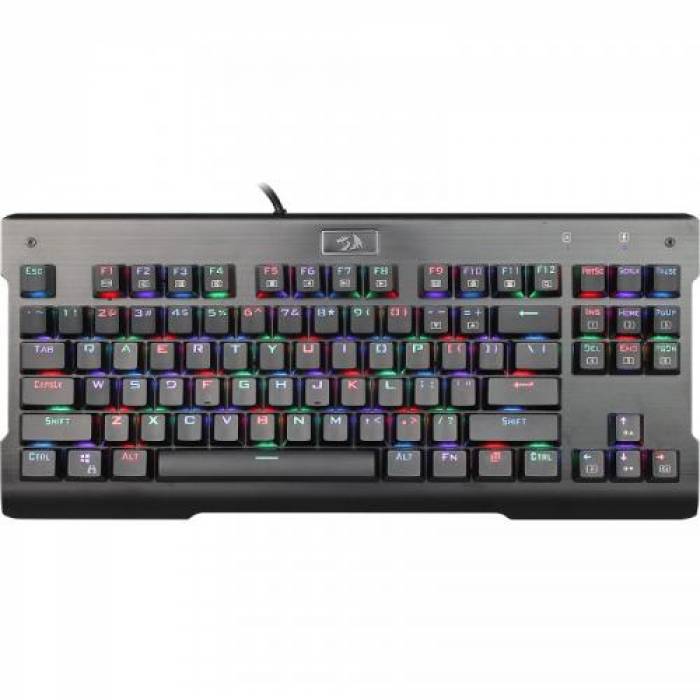 Tastatura Redragon Visnu, RGB LED, USB, Black