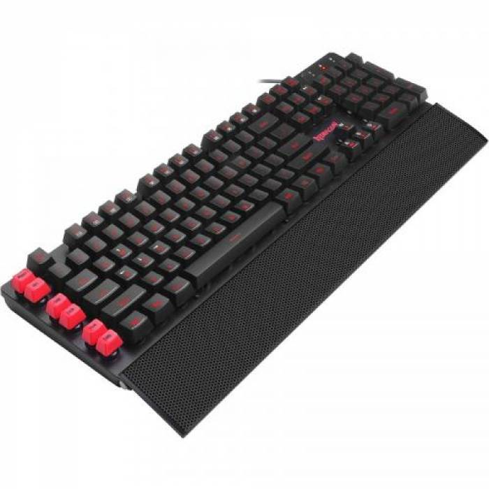 Tastatura Redragon Yaksa, RGB LED, USB, Black