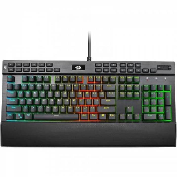 Tastatura Redragon Yama, RGB LED, USB, Black