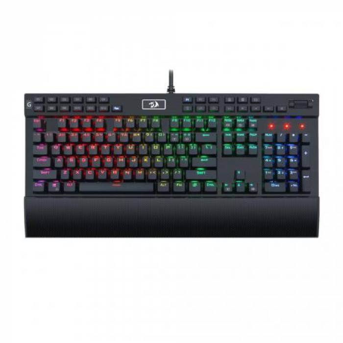 Tastatura Redragon Yama, RGB LED, USB, Black