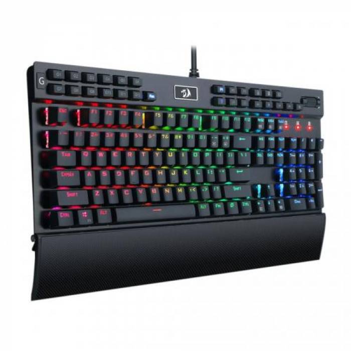 Tastatura Redragon Yama, RGB LED, USB, Black