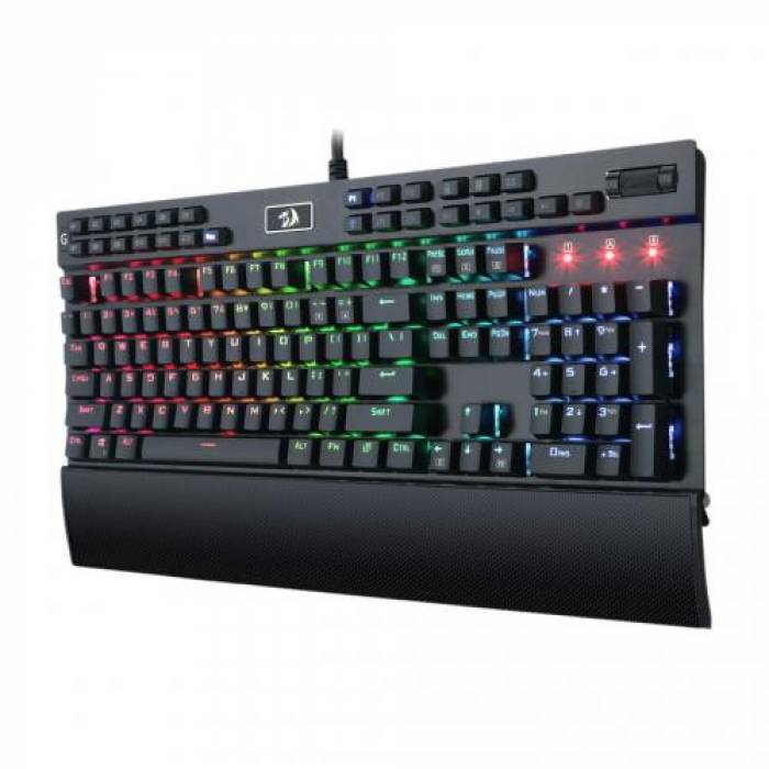 Tastatura Redragon Yama, RGB LED, USB, Black