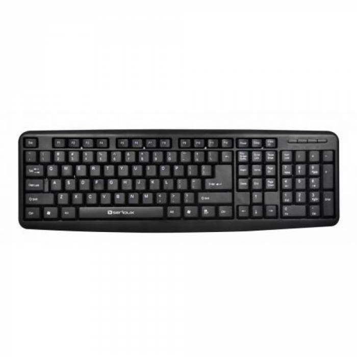 Tastatura Serioux 9400ROUSB, USB, Black