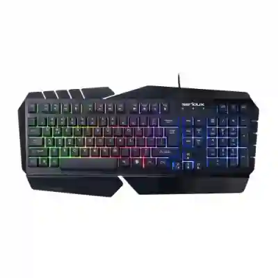 Tastatura Serioux Andor, RGB LED, USB, Black