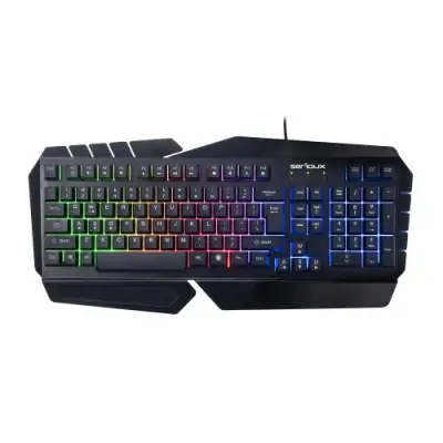 Tastatura Serioux Andor, RGB LED, USB, Black