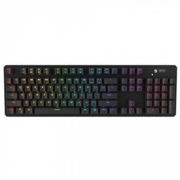 Tastatura SPC Gear GK540 Magna Kailh Blue, RGB LED, USB, Black