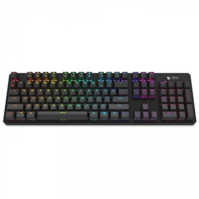 Tastatura SPC Gear GK540 Magna Kailh Blue, RGB LED, USB, Black