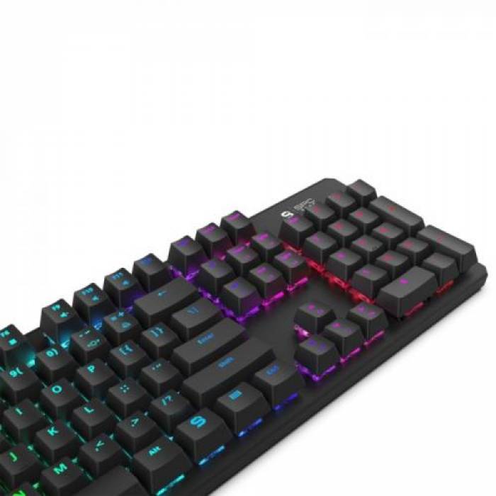 Tastatura SPC Gear GK540 Magna Kailh Blue, RGB LED, USB, Black