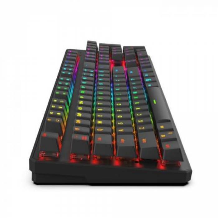 Tastatura SPC Gear GK540 Magna Kailh Brown, RGB LED, USB, Black
