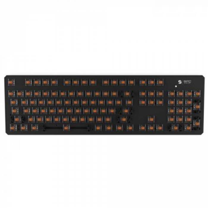 Tastatura SPC Gear GK540 Magna Kailh Brown, RGB LED, USB, Black