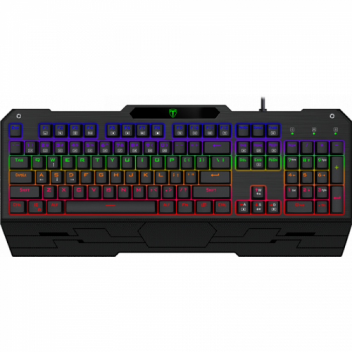 Tastatura T-Dagger Battleship, RGB LED, USB, Black