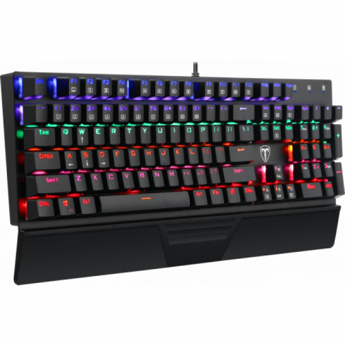 Tastatura T-Dagger Destroyer, RGB LED, USB, Black