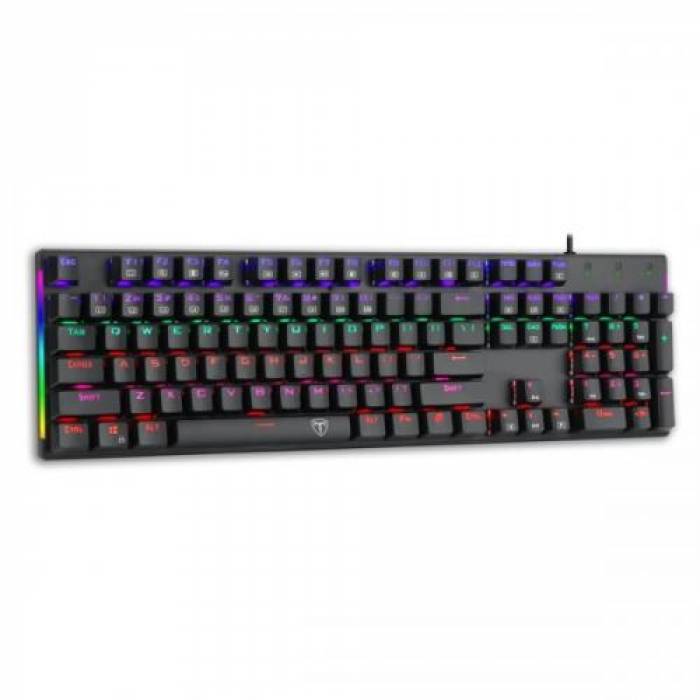 Tastatura T-Dagger Naxos, RGB LED, USB, Black