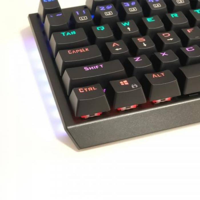 Tastatura T-Dagger Pavones, RGB LED, USB, Black