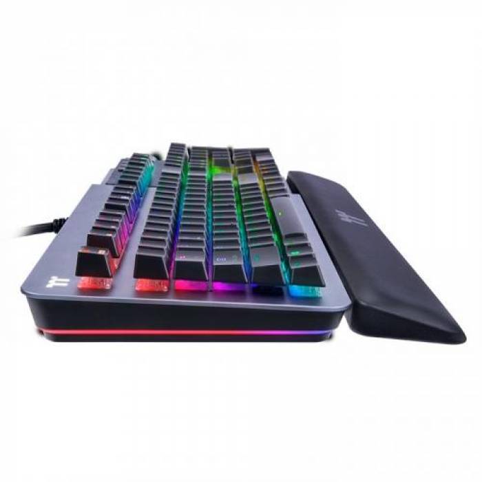 Tastatura Thermaltake eSports Argent K5 ​Mecanica, RGB LED, USB, Silver