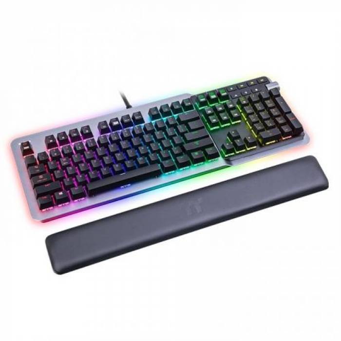 Tastatura Thermaltake eSports Argent K5 ​Mecanica, RGB LED, USB, Silver